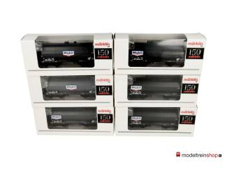 Marklin H0 46529 Set van 6 verschillende ketelwagens ''Mobile'' van de DB - Modeltreinshop