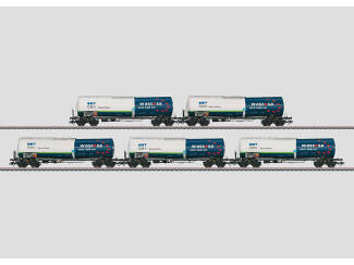 Marklin H0 46541 Set van 5 verschillende ketelwagens 'Wascosa' van de SBB - Modeltreinshop