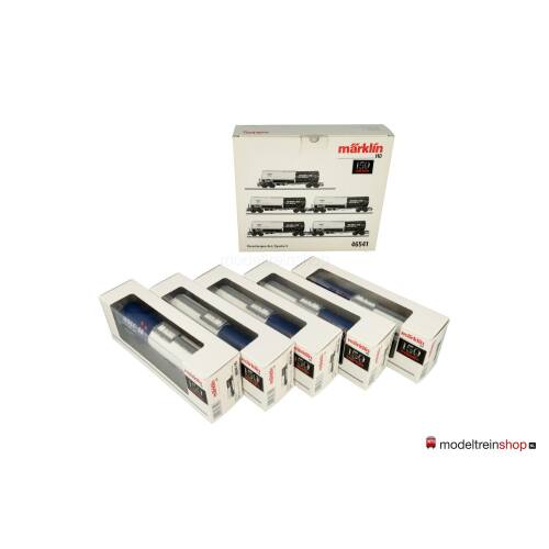 Marklin H0 46541 Set van 5 verschillende ketelwagens 'Wascosa' van de SBB - Modeltreinshop