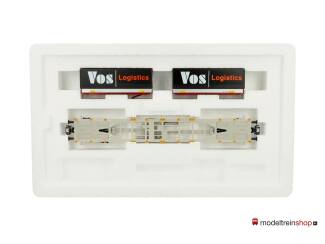 Marklin H0 47081 Driedelige set draagwagens van Vos Logistics van de NS - Modeltreinshop
