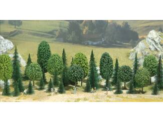 Busch N - Z 6590 Gemengd bospakket met 35 bomen - Modeltreinshop
