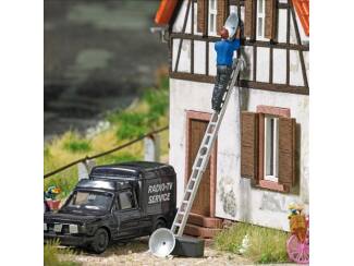 Busch H0 7749 Miniset: satellietschotels - Modeltreinshop