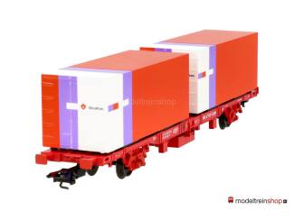 Marklin H0 94336 containerwagen "Strukton'' van de NS - Modeltreinshop