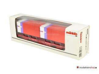 Marklin H0 94336 containerwagen "Strukton'' van de NS - Modeltreinshop