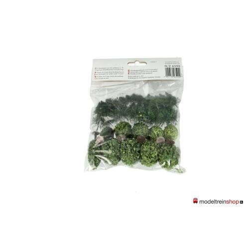 Busch N - Z 6590 Gemengd bospakket met 35 bomen - Modeltreinshop