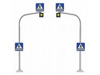 Busch H0 5916 Voetgangersoversteekplaats - Modeltreinshop