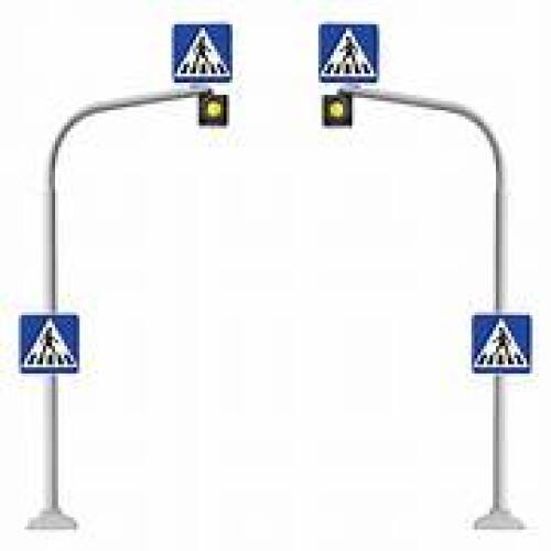 Busch H0 5916 Voetgangersoversteekplaats - Modeltreinshop