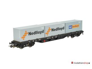 Piko H0 54165 Containerdraagwagen ''Nedlloyd'' van de DB - Modeltreinshop