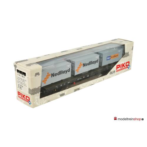 Piko H0 54165 Containerdraagwagen ''Nedlloyd'' van de DB - Modeltreinshop