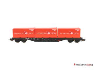 Piko H0 95577 Containerdraagwagen ''Hamburg Süd'' van de NS - Modeltreinshop