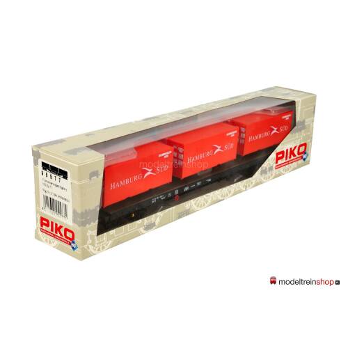 Piko H0 95577 Containerdraagwagen ''Hamburg Süd'' van de NS - Modeltreinshop