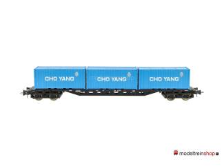 Roco H0 46780 Containerwagen “Cho Yang” van de DB - Modeltreinshop