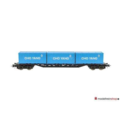 Roco H0 46780 Containerwagen “Cho Yang” van de DB - Modeltreinshop