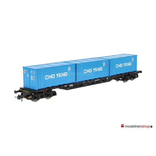 Roco H0 46780 Containerwagen “Cho Yang” van de DB - Modeltreinshop