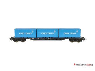 Roco H0 46780 Containerwagen “Cho Yang” van de DB - Modeltreinshop