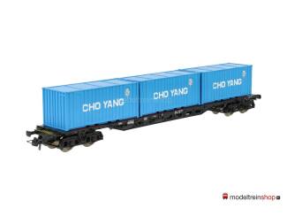 Roco H0 46780 Containerwagen “Cho Yang” van de DB - Modeltreinshop