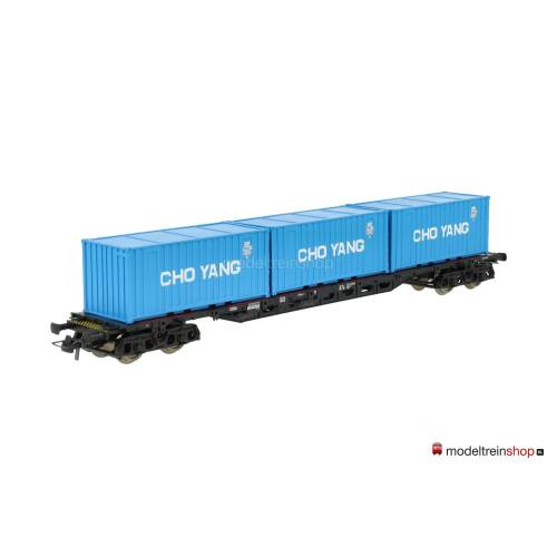 Roco H0 46780 Containerwagen “Cho Yang” van de DB - Modeltreinshop