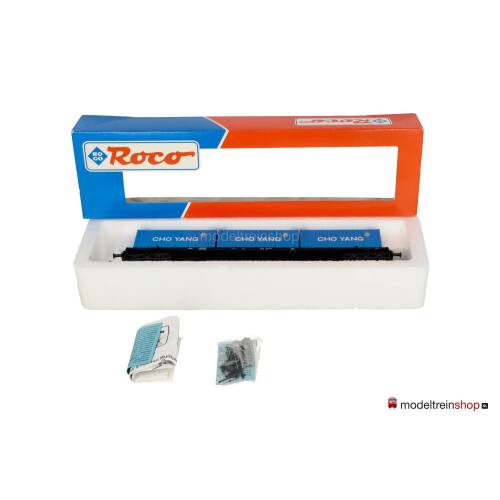 Roco H0 46780 Containerwagen “Cho Yang” van de DB - Modeltreinshop