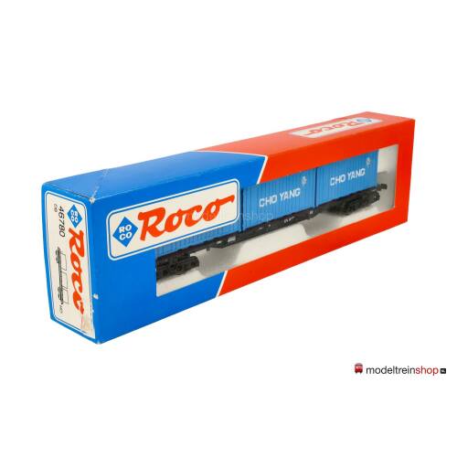 Roco H0 46780 Containerwagen “Cho Yang” van de DB - Modeltreinshop
