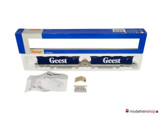 Roco H0 47112 Dubbele Containerwagen “Geest” van de NS - Modeltreinshop