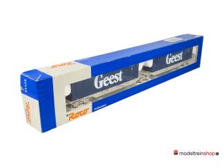 Roco H0 47112 Dubbele Containerwagen “Geest” van de NS - Modeltreinshop