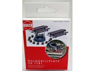 Busch H0 7781 Bosbarbecue plaats - Modeltreinshop