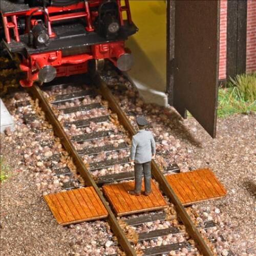 Busch H0 1930 Spoorwegovergangen - Modeltreinshop