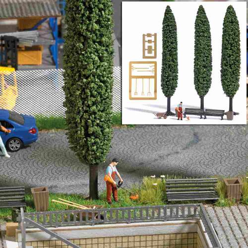 Busch H0 7853 man met Grastrimmer - Modeltreinshop