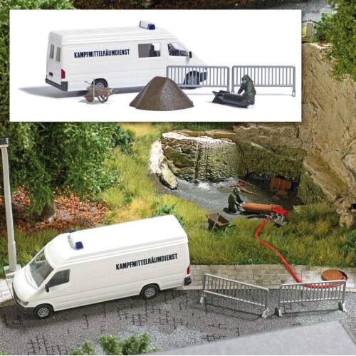 Busch H0 7954 Bommen opruimen - Modeltreinshop