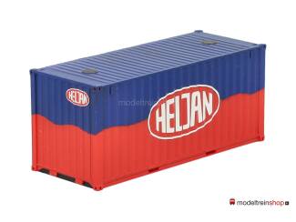 Heljan HO Container met metalen adapters - Modeltreinshop