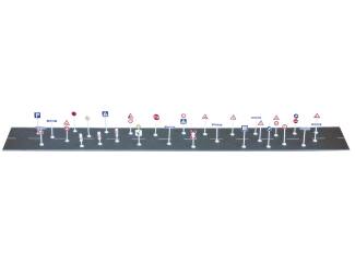 Busch H0 6028 Verkeersborden en straatnamen 256 stuks - Modeltreinshop