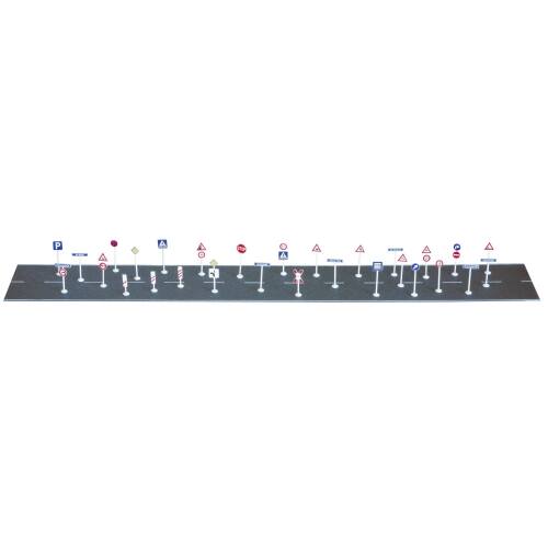 Busch H0 6028 Verkeersborden en straatnamen 256 stuks - Modeltreinshop