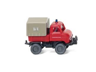 Wiking N 097202 Feuerwehr Unimog U 411 - brandweer - Modeltreinshop