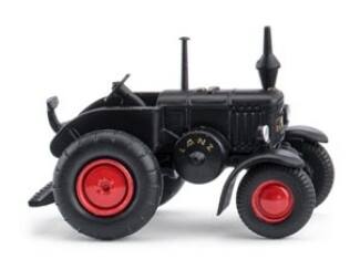Wiking N 095104 Traktor Lanz Bulldog 8506 - zwart - Modeltreinshop