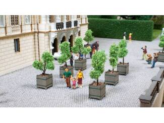 Noch H0 14013 Sierbomen in bakken 2 stuks - Modeltreinshop