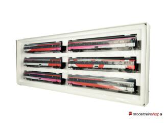 Marklin H0 42648 6 delige set IC-sneltreinrijtuigset ICRm - Modeltreinshop