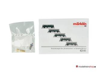 Marklin H0 43141 vijf delige Set personenrijtuigen "Donderbus" - Modeltreinshop