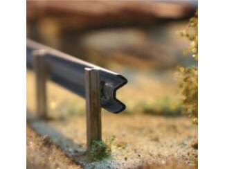 Maquett H0 - vangrail 5 x 33 cm - Modeltreinshop