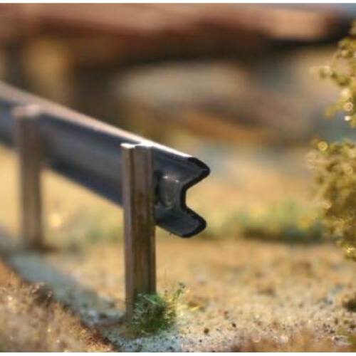 Maquett H0 - vangrail 5 x 33 cm - Modeltreinshop