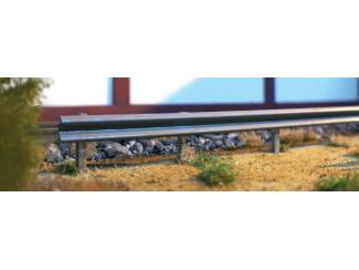 Maquett H0 - vangrail 5 x 33 cm - Modeltreinshop