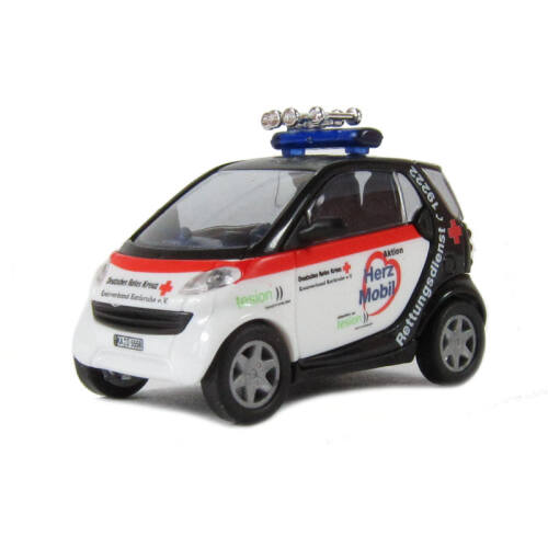 Busch H0 48924 Smart City Coupé "Herz Mobil" - Modeltreinshop
