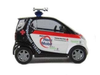 Busch H0 48924 Smart City Coupé "Herz Mobil" - Modeltreinshop