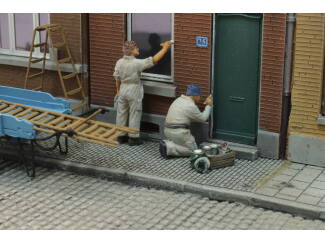 Artitec H0 5870136 Huisschilders 2x - Modeltreinshop