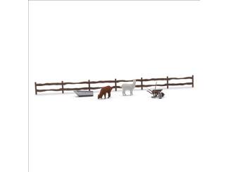 Busch H0 79861 Alpaca's met drinkbak - Modeltreinshop