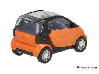 Busch H0 48901 Smart City Coupé aqua-orange - Modeltreinshop