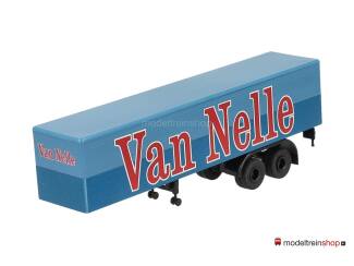 Brekina H0 2-assige trailer - Van Nelle - Modeltreinshop