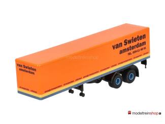 Brekina H0 2-assige trailer - van Swieten amsterdam - Modeltreinshop