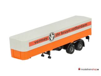 Brekina H0 2-assige trailer - vermey - de bruyn - rotterdam - Modeltreinshop