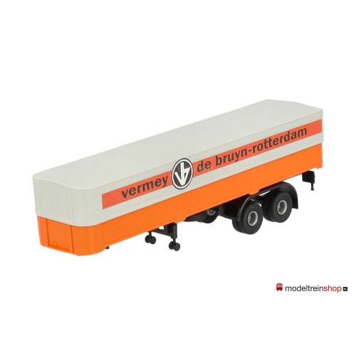 Brekina H0 2-assige trailer - vermey - de bruyn - rotterdam - Modeltreinshop