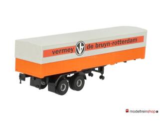 Brekina H0 2-assige trailer - vermey - de bruyn - rotterdam - Modeltreinshop